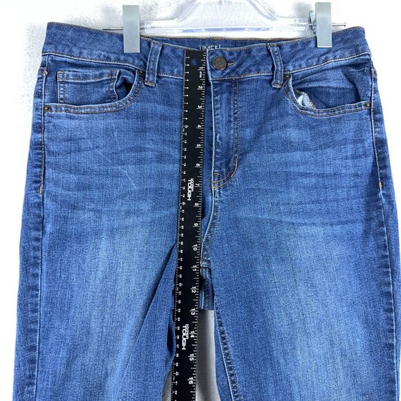 Time and Tru Bootcut Jeans Embroidered Pockets Womens Dark Tint Size 14 - Picture 8 of 11